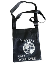 Load image into Gallery viewer, Black World Logo Cross Body Bag
